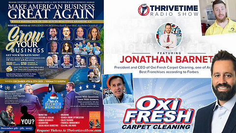 Franchising 101 | How to Build a Successful Franchise + How Successfully Systemize & Franchise a Business + Join Eric Trump At Clay Clark's Dec. 4-5 ThrivetimeShow.com (Anaheim) Business Conference 