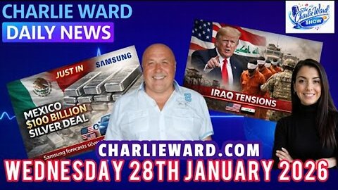 DAILY NEWS WITH CHARLIE WARD & DREW DEMI WEDNESDAY 28TH JANUARY 2026