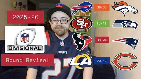 RSR8: 2025-26 NFL Divisional Round Review!