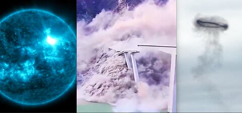 BOOM! SUN LAUNCHES COLOSSAL CME TOWARDS EARTH*RECORD VOLCANIC ACTIVITY*BRIDGE COLLAPSES & SKY SIGNS*