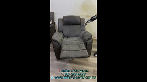 Watch till the end… This Chair Didn’t Need Cleaning, It Needed CPR 💺😂 📍 Dallas – Fort Worth
