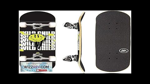 Magneto Complete Skateboard Maple Wood ABEC 5 Bearings Double Review