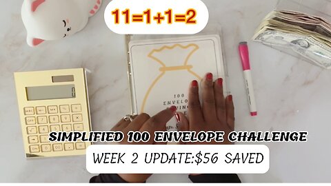 100 Envelope Challenge – Week 2 Update | Summing Digits for Envelopes #11–20!