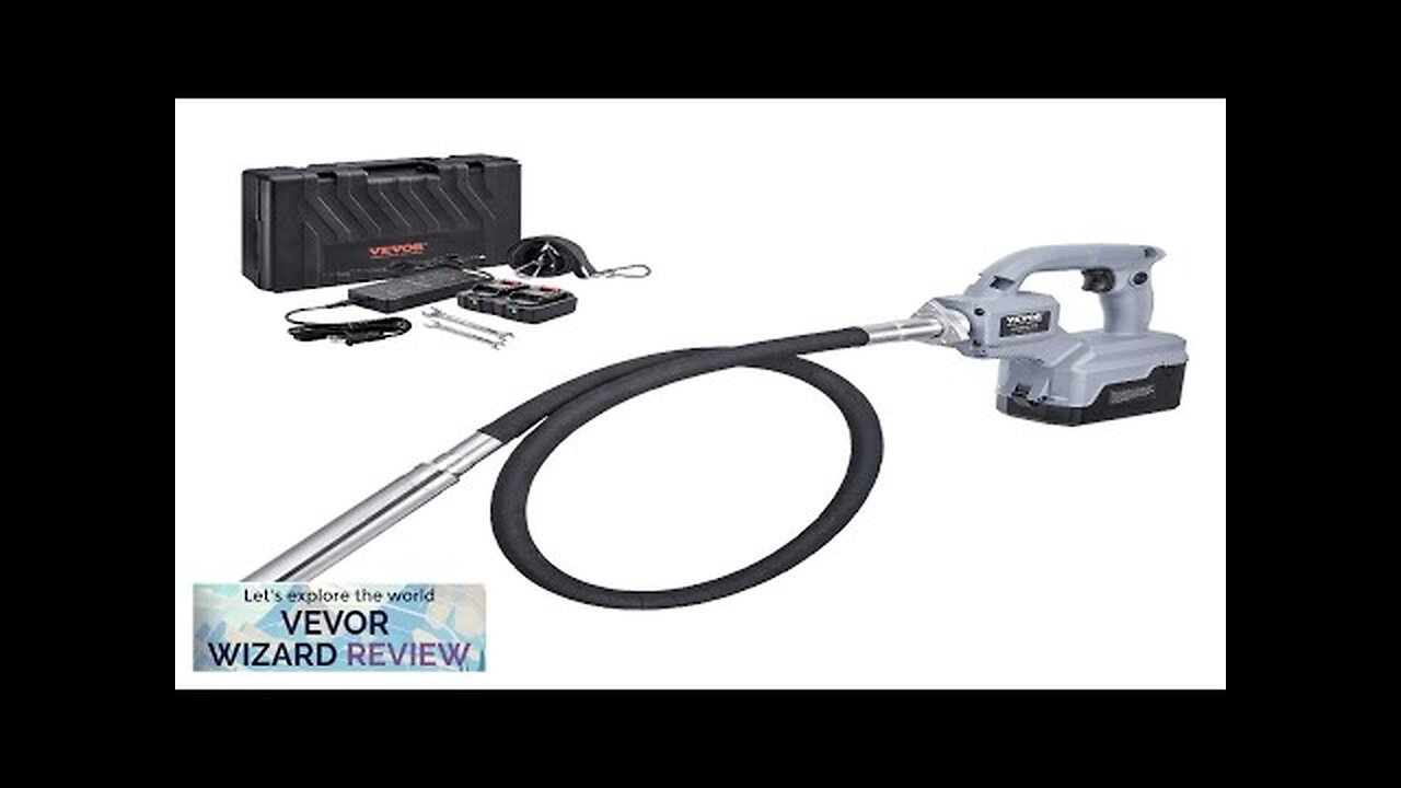 VEVOR Cordless Concrete Vibrator 5.6 ft Electric Vibrator 15500 VPM Electric Concrete Review