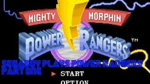 Segaboy7 Plays Power Rangers SNES Part 1