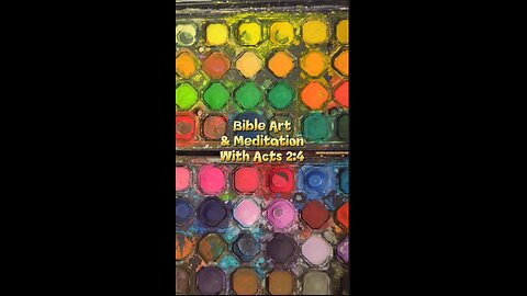 Bible Art & Meditation With Acts 2:4