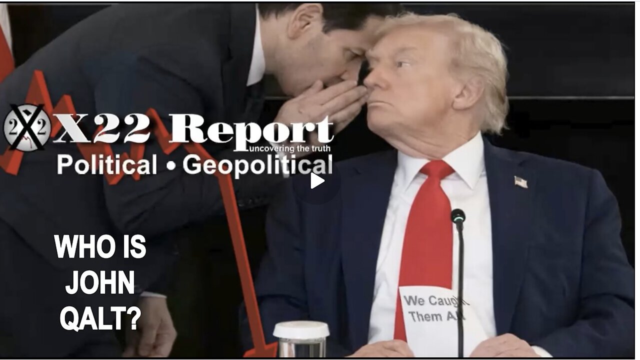 X22-Did The D’s Project Start Of Insurrection? Trump Trapped The D’s W/ Peace. WHO IS JOHN QALT?