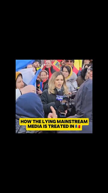 How the LYING Corporate Media & the HONEST Media is Treated by the Romanian People.