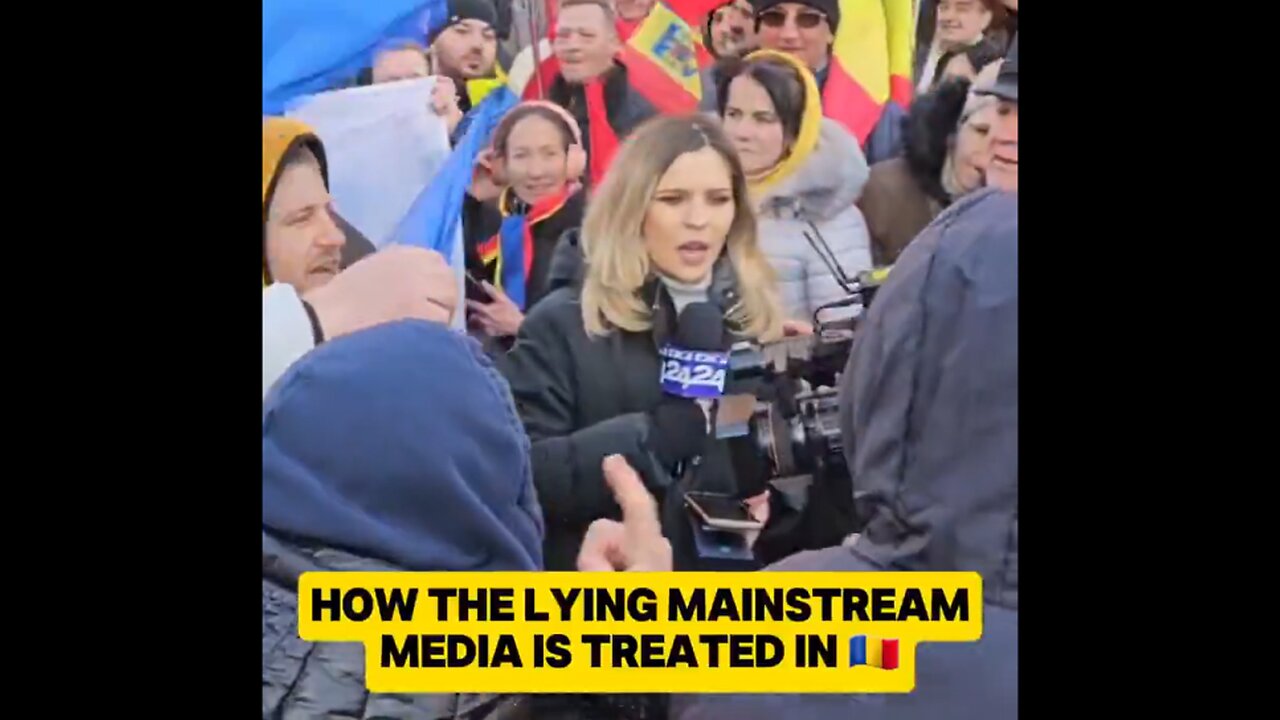 How the LYING Corporate Media & the HONEST Media is Treated by the Romanian People.