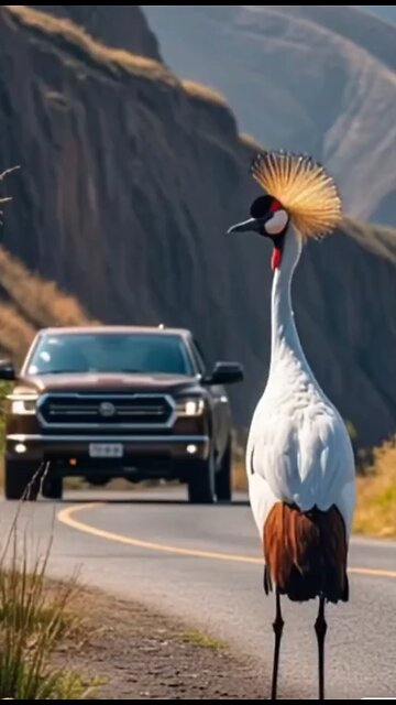 animals videos animals stopped vehicle and