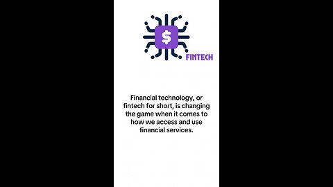 What is Fintech?