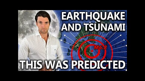 Full Moon Triggers M6.8 Earthquake and Tsunami in Japan