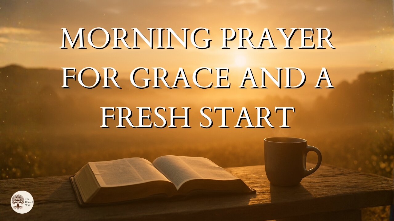 Morning Prayer for Grace and a Fresh Start
