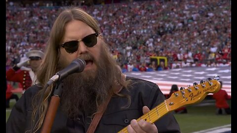 CHRIS STAPLETON DOES THE 2025 SUPERBOWL NATIONAL ANTHEM (EPIC)