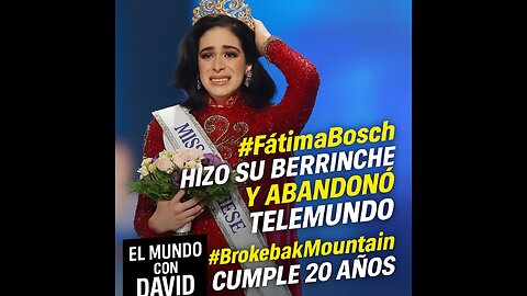 ¡BERRINCHE TOTAL! Fatima Bosh ABANDONA Telemundo y 20 años de un ícono del cine: Brokeback Mountain