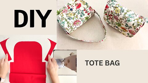 Easiest Bag to Sew👜🌼✨ | DIY | Quick Easy Sewing