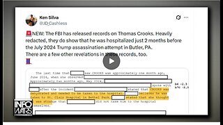 BREAKING EXCLUSIVE: New Heavily Redacted FBI Records Reveal That Thomas Crooks Was Hospitalized