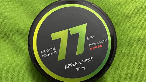 77 Apple & Mint Nicotine Pouches Review