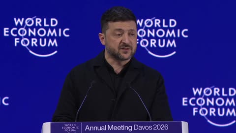 Calls for a New World Order by Ukraine President at WEF | Volodymyr Zelensky