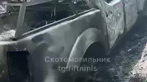 Warning! What's Left of a Colombian Mercenary After an FPV Hit His Truck