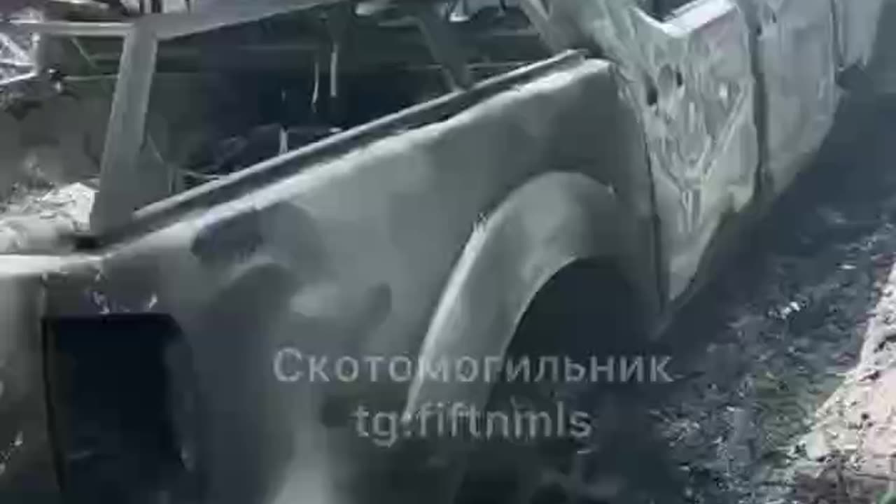 Warning! What's Left of a Colombian Mercenary After an FPV Hit His Truck