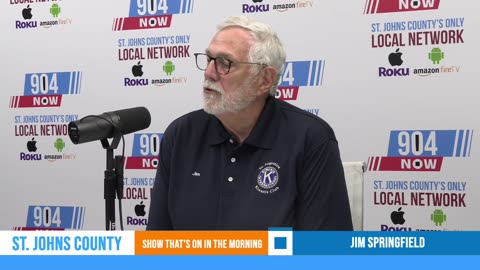 City of St. Augustine Commissioner Jim Springfield joins us in studio!