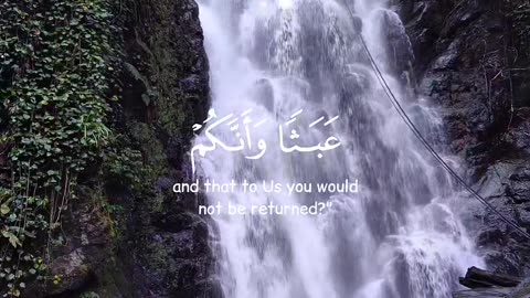 🔥Surah Al-Mu’minūn 23:115 — سورة المؤمنون⚡⏳#love #Quran #Viral #YouTubeShorts #trending #shorts #fyp