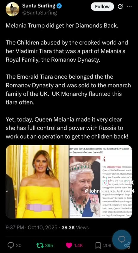 Melania and The Emerald Tiara