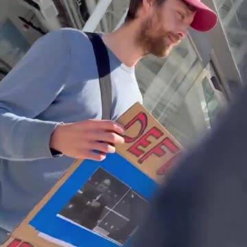 DOGE Protestor Admits He’s Being Paid to Protest