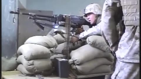 🔥🇺🇸 Iraq War | U.S. Marines in Machine Gun Room, Fallujah 2004 | RCF
