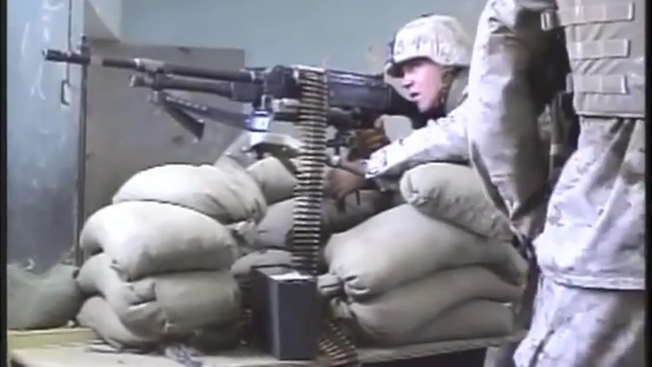 🔥🇺🇸 Iraq War | U.S. Marines in Machine Gun Room, Fallujah 2004 | RCF