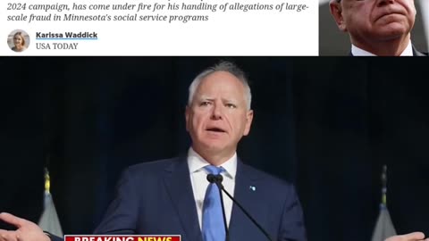 TIM WALZ drops out of Minnesota governor's race amid MASSIVE fraud scandal..
