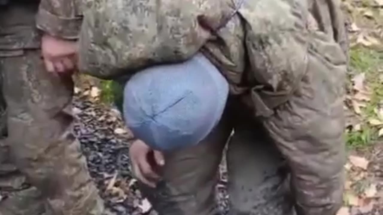 The commander asks why these Russians signed a contract with the army…