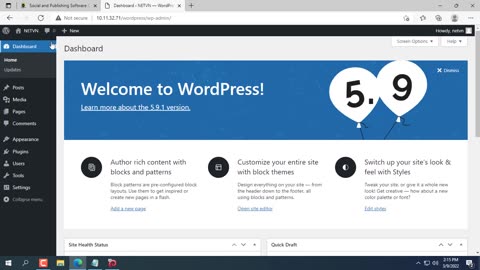 How to create your own website on Windows