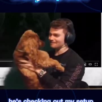 NICK FUENTES W/ HIS DOG