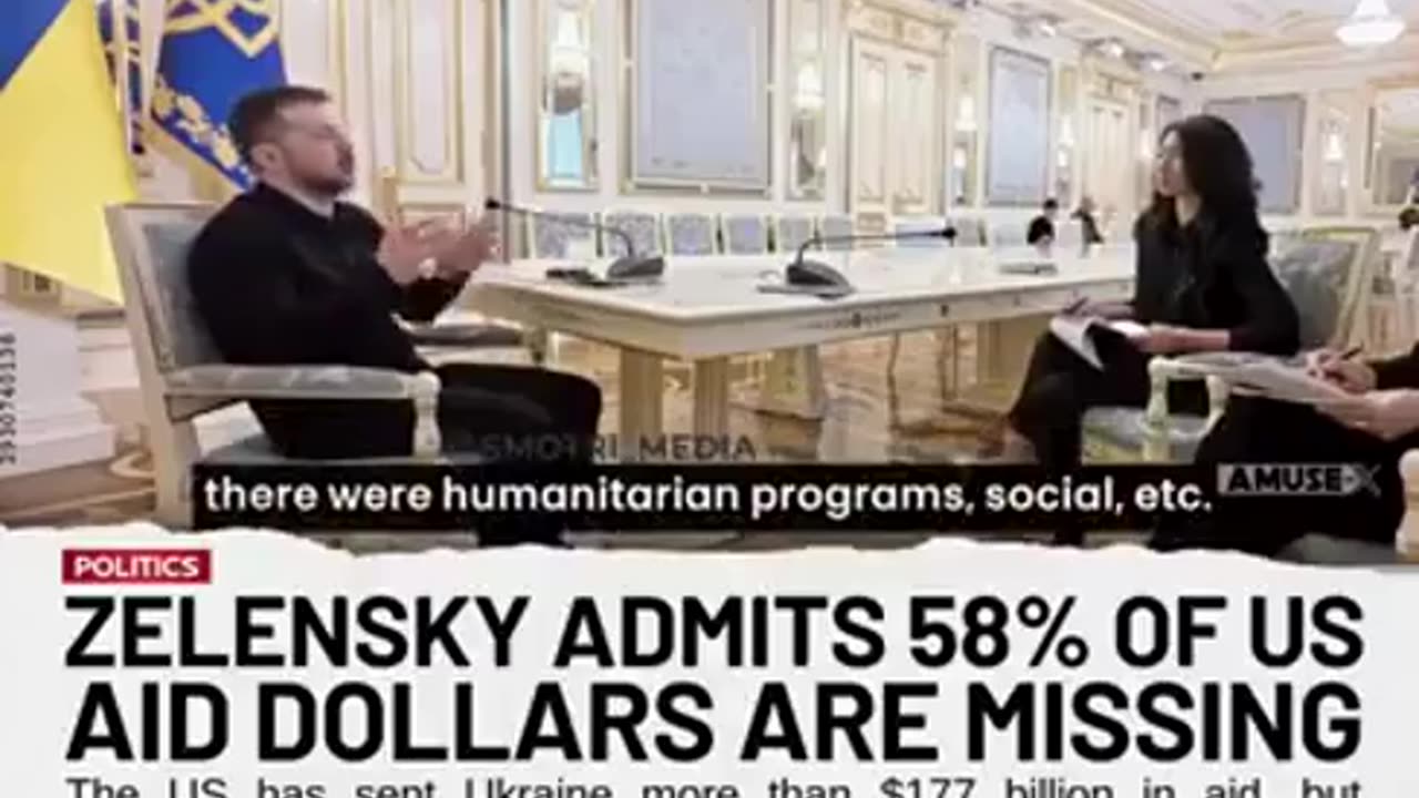 Zelensky admits he stole 100 billion dollars. he lives in Stuart Florida next to Nancy Pelosi..