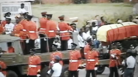 Ghana first President Dr. Kwame Nkrumah Reburied In Ghana With Full Military Honours | July 1992