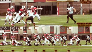 Prototype 303: Buffalo State's Eddie Weiser with the tackle vs Cortland