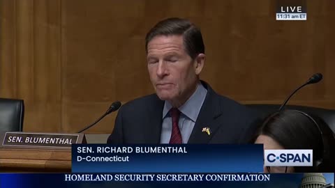 Kristi Noem Turns the Tables on Sen. Blumenthal