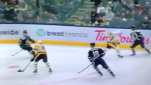 Penguins RW #41 Ville Koivunen 🥅(2)🏒Backhand Goal