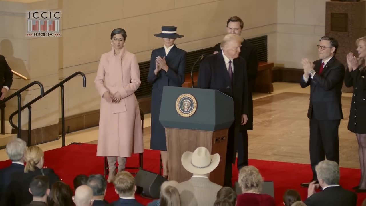 PRESIDENT TRUMP DELIVERS REMARKS AT EMANCIPATION HALL