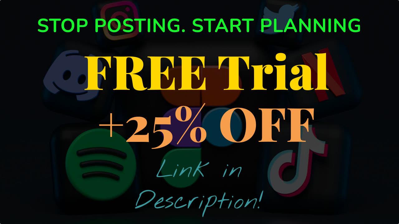 STOP POSTING. START PLANNING. | Get a FREE Trial of the Ultimate Social Media Management Tool