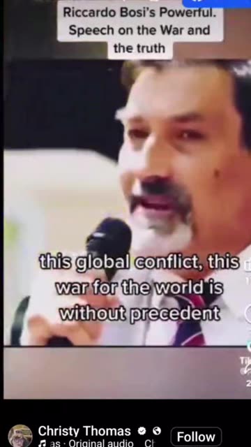 I honestly wish we were wrong ~ Riccardo Bosi