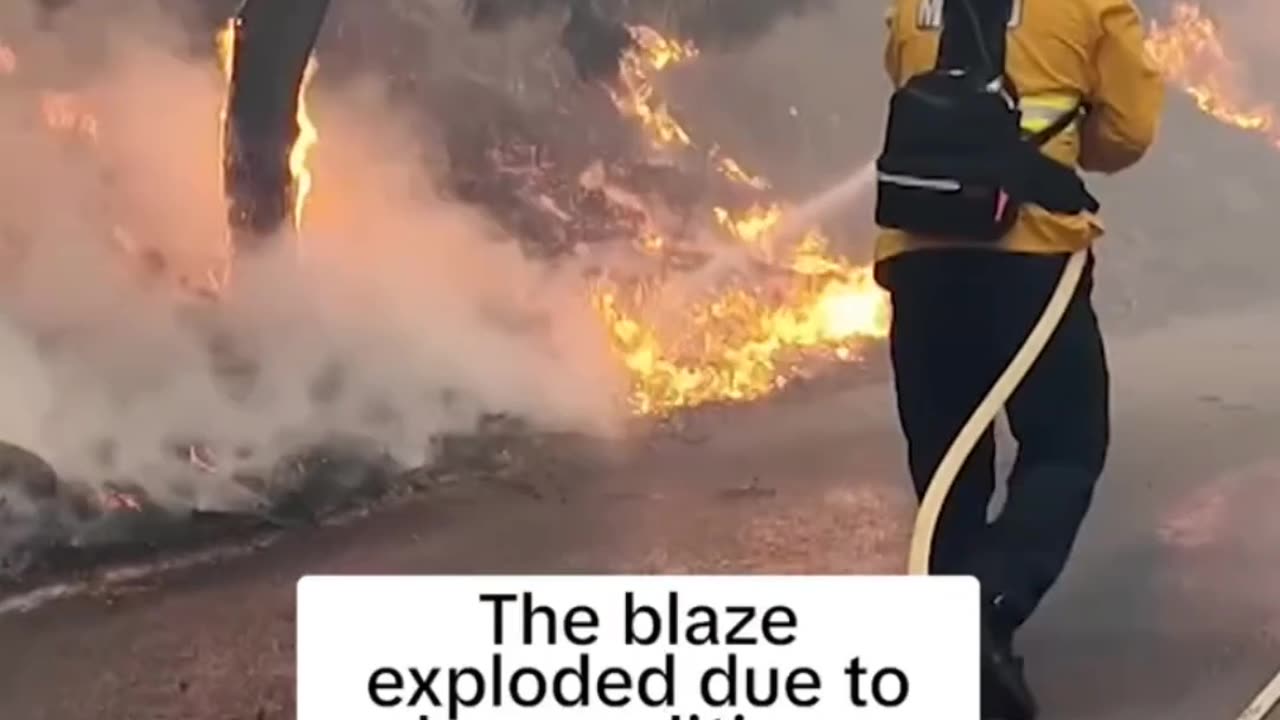 THE PALISADES FIRE FORCED THOUSANDS TO EVACUATE.!!