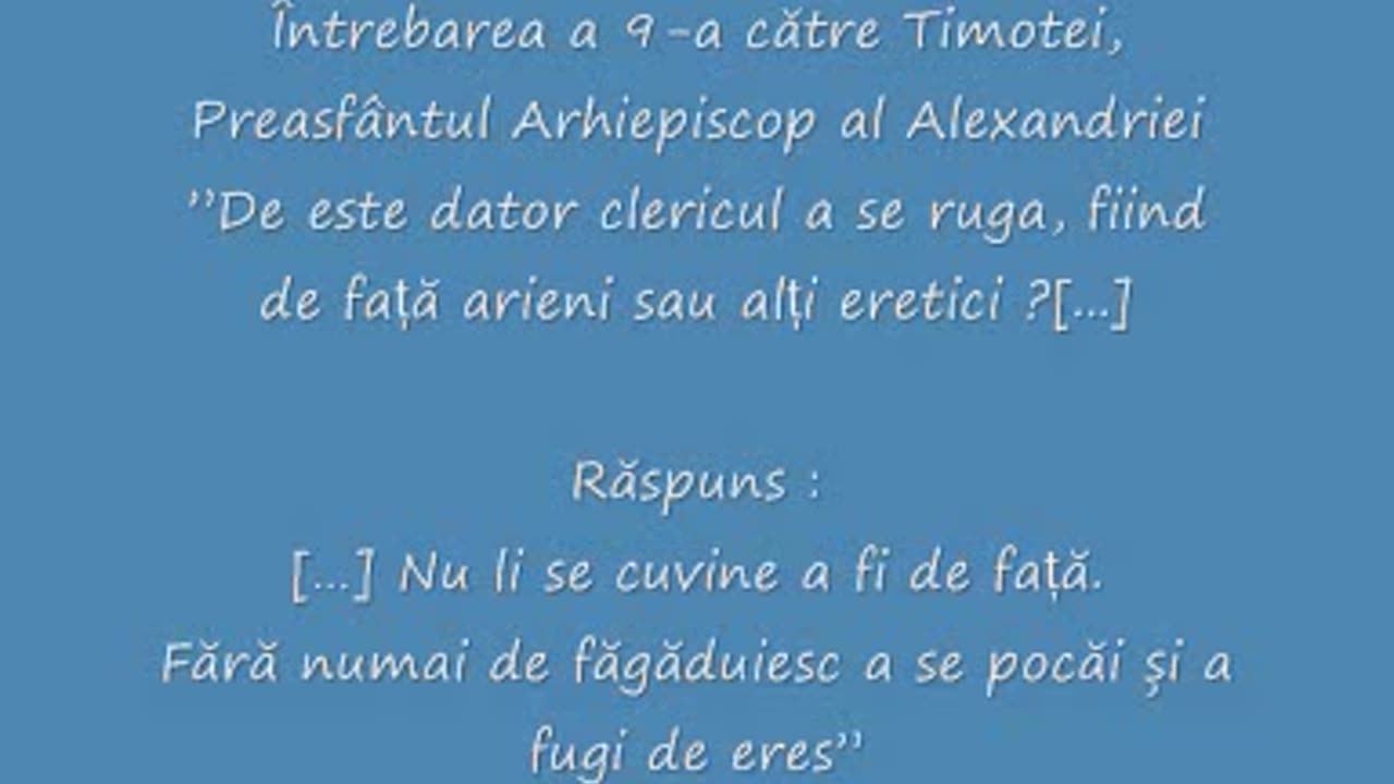Ecumenistoidul Eretic Teofil Paraian adeptul "rugaciunilor"=SPURCARILOR interzise de Sv. Canoane