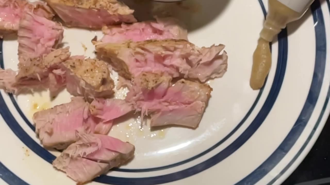 Tuna Steaks and Wasabi