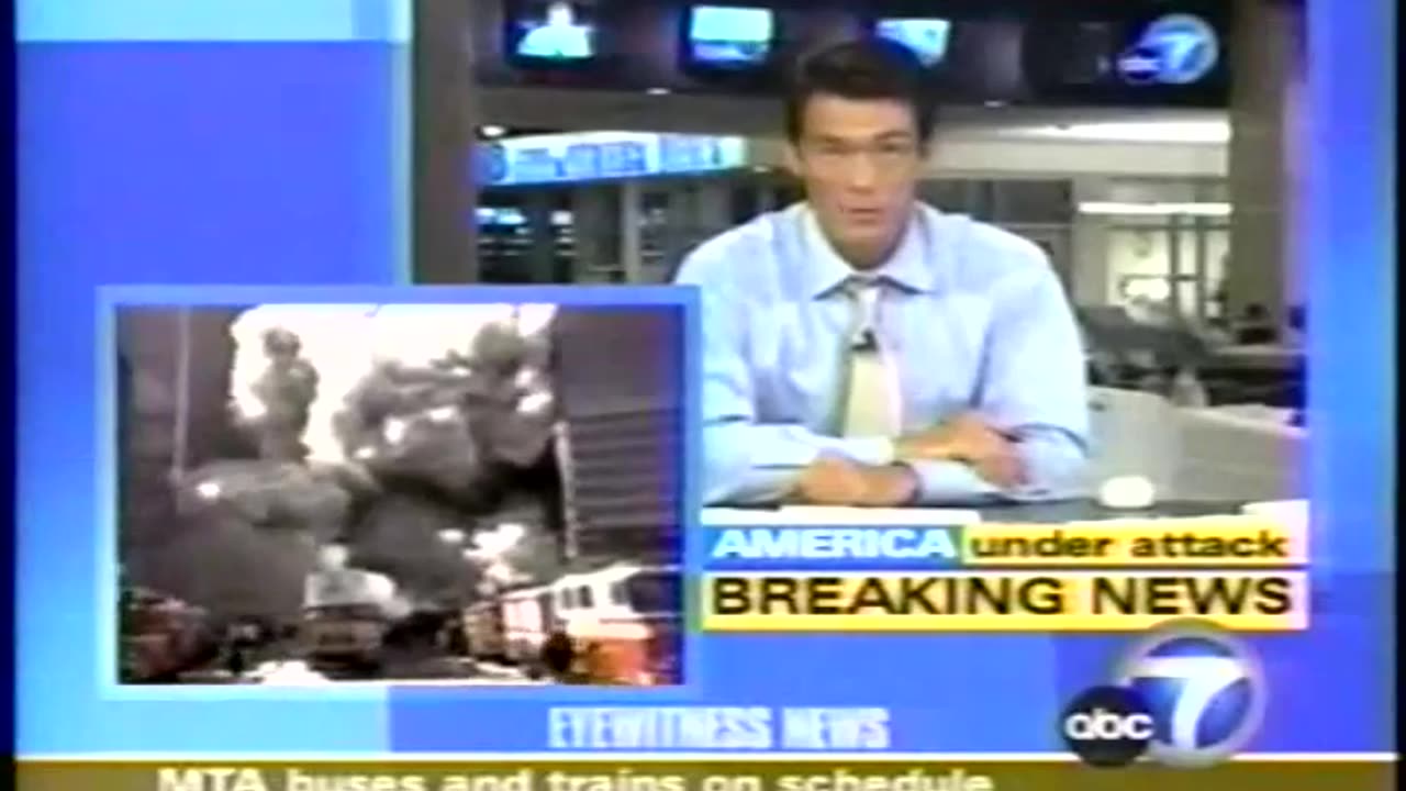 911 Rare KABC Los Angeles ABC7 News Afternoon Coverage Part 12