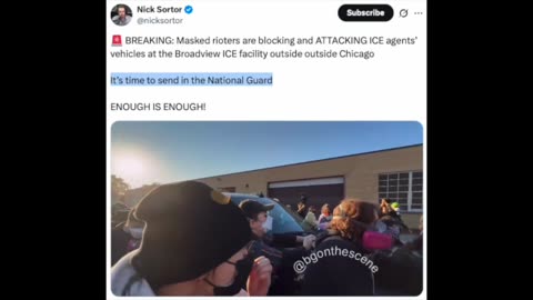Anti-Trump Activists Blocking ICE Outside of Their Detention Facility Outside Of Chicago