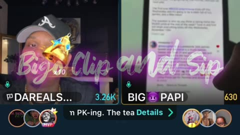 Team PK Supa Rhea Droski Ms Diverse Papi about content house 11/10/25 #bigoclipandsip