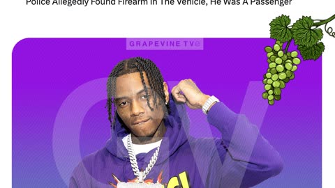 Soulja Boy Arrested In LA Traffic Stop After Police Allegedly Find Firearm In Vehicle He Was In